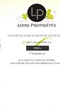 Mobile Screenshot of loire-proprietes.com